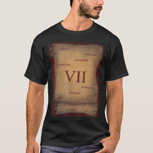 zeven t-shirt (Voorkant)