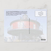 Zeven vuurtoren van de Knol, Maryland Briefkaart (Achterkant)