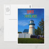Zeven vuurtoren van Presidenten Briefkaart (Voorkant / Achterkant)