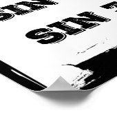 Zeven zins poster (Hoek)