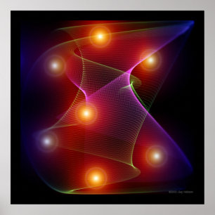 Zeven Zonnezeruimte Abstract Poster
