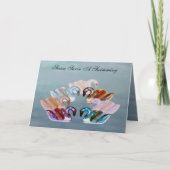 Zeven zwanen een zwemmende Kaart (Voorkant)