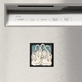 Zeven Zwanen per Zwemmen Magneet (Insitu (Vaatwasser))