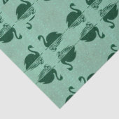 Zeven zwemmen een zwemkerstenginepapier tissuepapier (Detail)