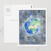 Zevende dag (7 dagen aanmaak) Briefkaart (Voorkant / Achterkant)