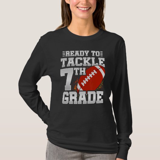Zevende graad terug naar school leraar student 7t t-shirt (Voorkant)
