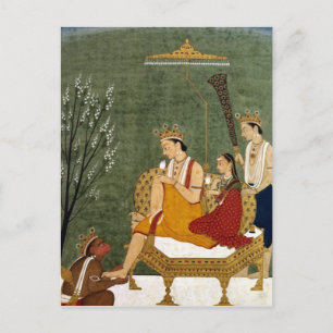 Zevende Incarnatie van Vishnu als Rama-Chandra Briefkaart