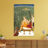 Zevende Incarnatie van Vishnu als Rama-Chandra Canvas Afdruk (Insitu (Woonkamer))