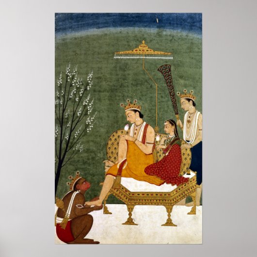 Zevende Incarnatie van Vishnu als Rama-Chandra Poster (Voorkant)