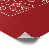 Zevende kerstdag Poster 24x36 (Hoek)