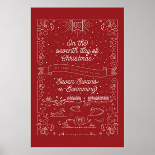 Zevende kerstdag Poster 24x36