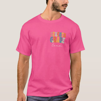 Zevende klas team groovy terug naar school schatti t-shirt