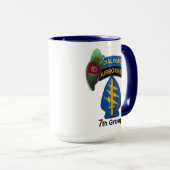 Zevende speciale troepengroep Groene Berets SFGA S Mok (Voorkant rechts)