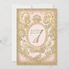 Zevende verjaardag ooit Prinses Kaart