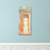 zeventien canvas afdruk (Insitu (Houten vloer))