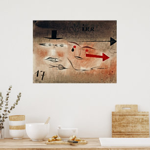 Zeventien Crazy - Paul Klee Surrealistische Poster