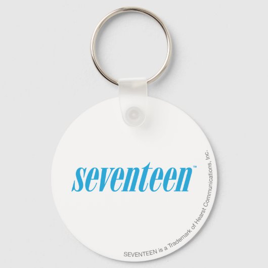 zeventien Logo-Aqua Sleutelhanger (Voorkant)