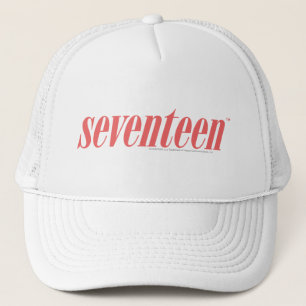 Zeventien logo-LtPink Trucker Pet