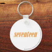 zeventien Logo-Oranje Sleutelhanger (Voorkant)