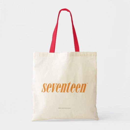 zeventien Logo-Oranje Tote Bag (Voorkant)