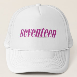 zeventien Logo-Paars Trucker Pet