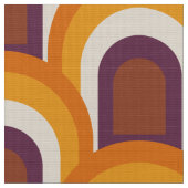 Zeventiger Midden-Eeuw Retro stof (Close Up)