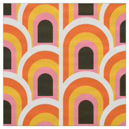 Zeventiger retro stof patroon