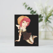 Zevra - fantasie-gothic briefkaart (Staand voorkant)