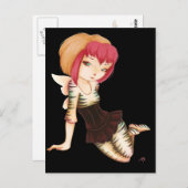 Zevra - fantasie-gothic briefkaart (Voorkant / Achterkant)