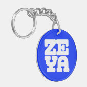 Zeya Comedy Acryl Sleutelhanger (Voorkant Links)