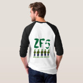 ZF5 Voorhoofd (achteruitrijdend afbeelding) T-shirt (Achterkant volledig)