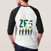 ZF5 Voorhoofd (achteruitrijdend afbeelding) T-shirt (Achterkant)