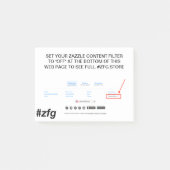 #ZFG hoe te Post-it® Notes (Voorkant)