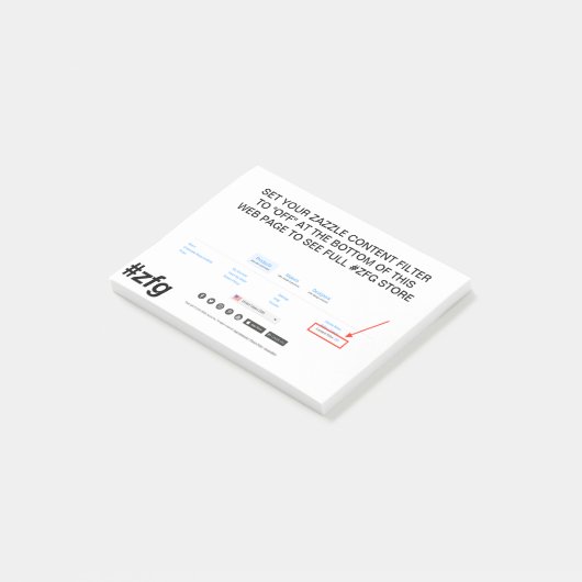 #ZFG hoe te Post-it® Notes (Schuin)