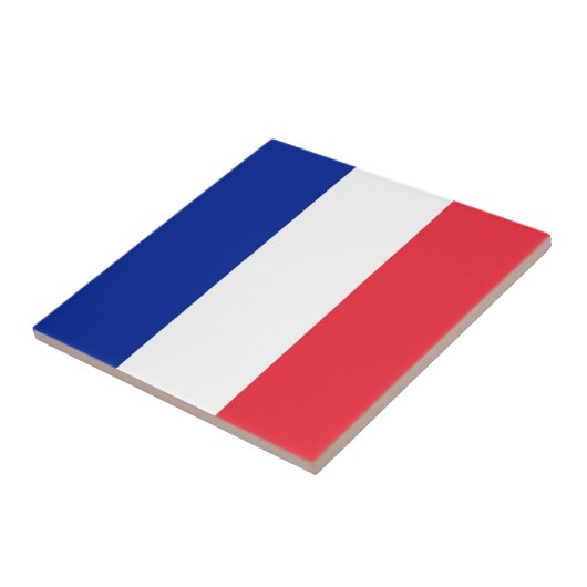 zFR001 Franse VLAG, Frankrijk, Tegeltje (Zijkant)