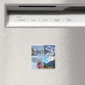 zFR021 CHAMON, Mont Blanc, Fridge Magneet (Insitu (Vaatwasser))