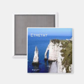 zFR024 FÉCAMP Harbour, Normandië, Frankrijk, Koelk Magneet (Voorkant / Achterkant)