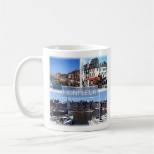 zFR028 Port HONFLEUR, Normandie, Mug de café