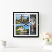 zFR033 DORDOGNE, Frankrijk, Vierkante Klok (Huis)