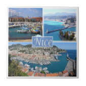 zFR044 NICE, Provence, Frankrijk, Tegeltje (Voorkant)