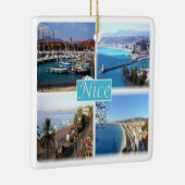 zFR045 NICE, Provence, Frankrijk Keramisch Ornament (Rechts)