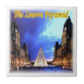 zFR046 DE PIRAMIDE VAN LOUVRE, Parijs, Tegeltje (Voorkant)