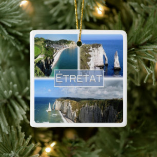 zFR101 ETRETAT Normandy Keramisch Ornament