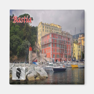 zFR126 BASTIA panorama, Corsica, Fridge Magneet