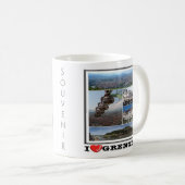 zFR132 GRENOBLE I Love, France, Mug de café (Devant droit)