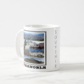 zFR132 GRENOBLE I Love, France, Mug de café (Devant gauche)
