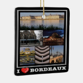 zFR135 BORDEAUX "I Love", Frankrijk, Keramisch Ornament (Rechts)