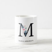ZFT BLUSH BLUE FLORAL ALPHABETS NAME BRIEF M KOFFIEMOK (Center)