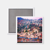 zGA007 LIBREVILLE, Gabon, Afrika, Fridge Magneet (Voorkant / Achterkant)