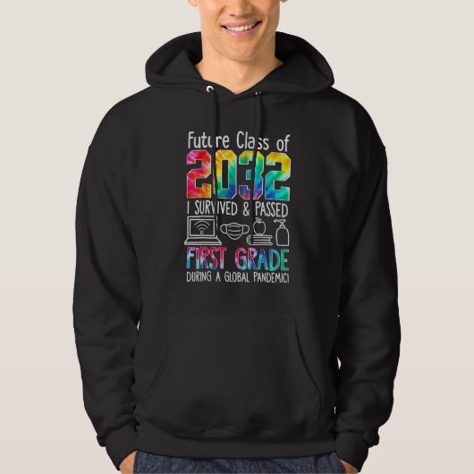 Zgb6 Future Class 2032 First Grade Teacher Back To Hoodie (Voorkant)